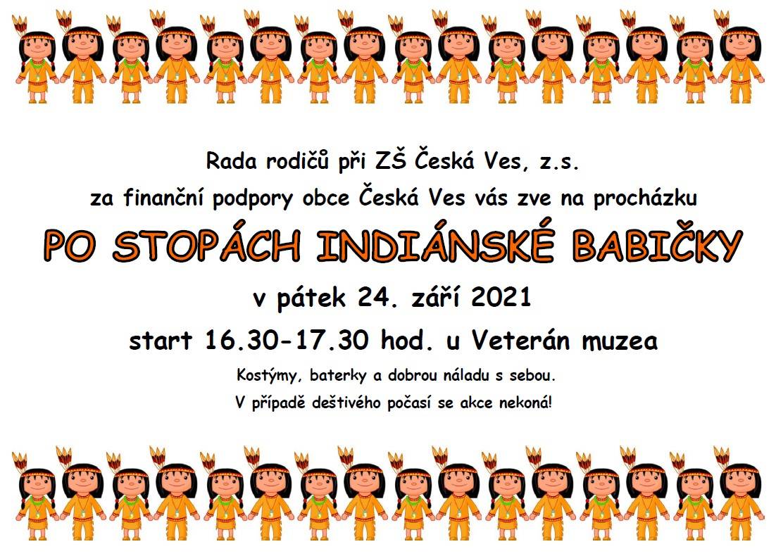 Po stopách indiánské babičky (pozvánka)