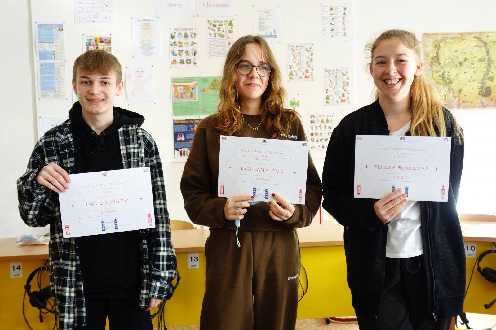 Soutěž v anglickém jazyce