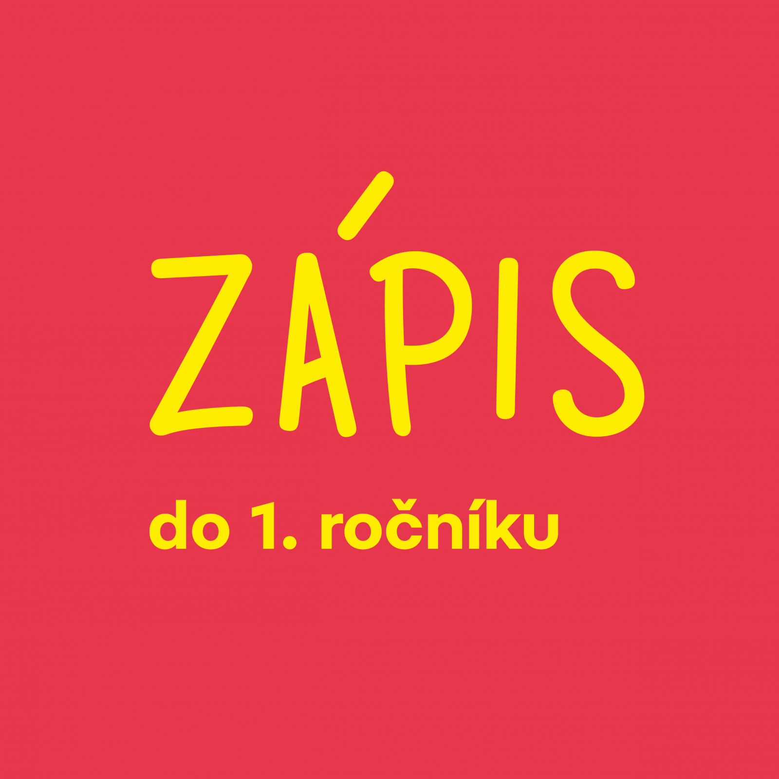 Zápis do prvního ročníku pro školní rok 2023/2024