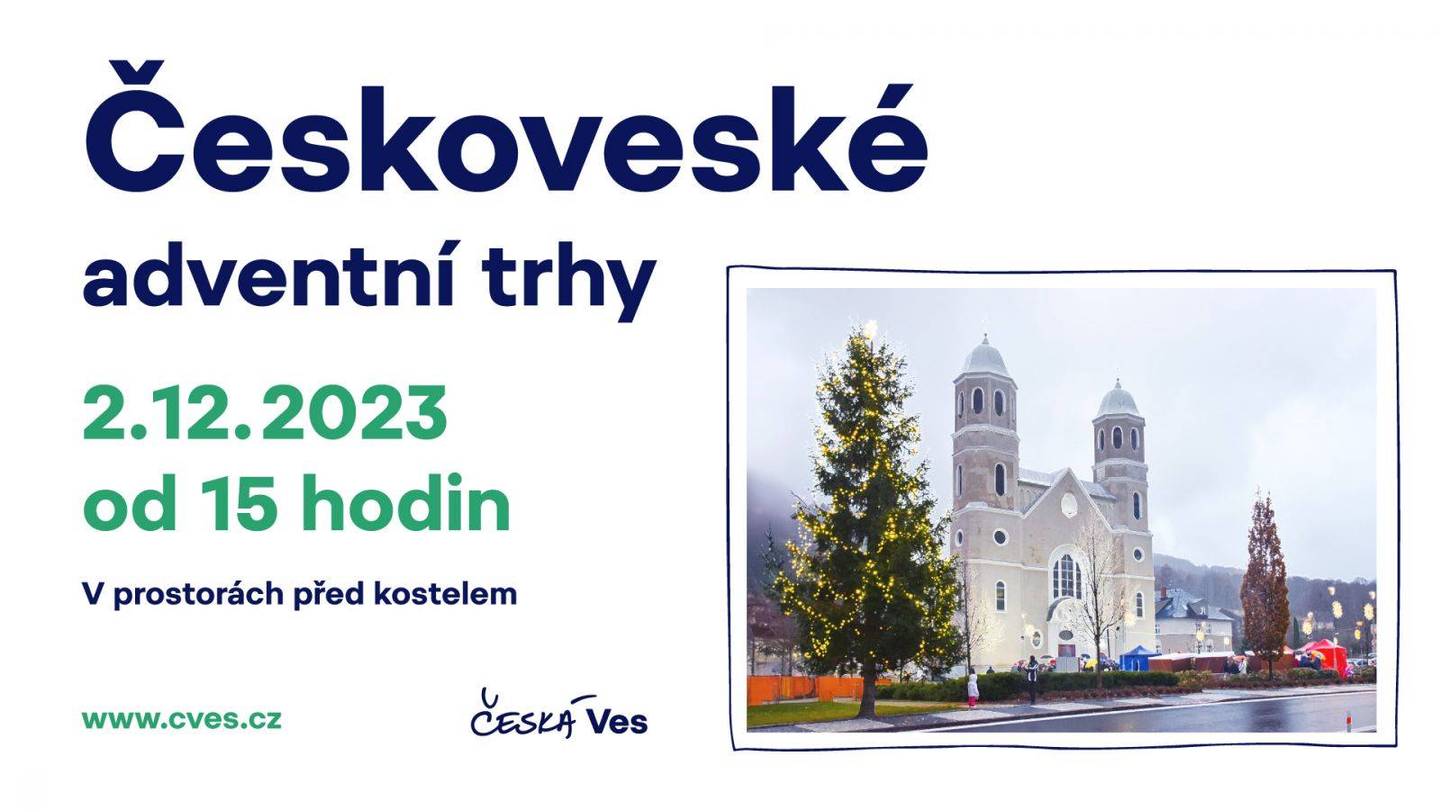 Českoveské adventní trhy již tuto sobotu od 15 hodin