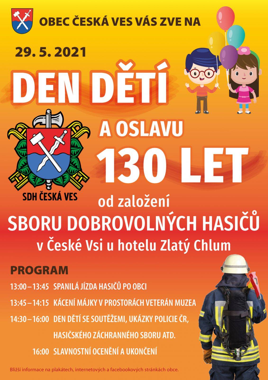 Pozvánka na Den dětí