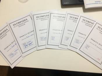 OLYMPIÁDA VE VYJMENOVANÝCH SLOVECH 4.A