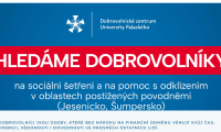 REGISTRACE DOBROVOLNÍKŮ do oblasti Jesenicka