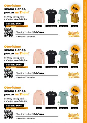 ŠKOLNÍ MERCH - limitka jaro 2024